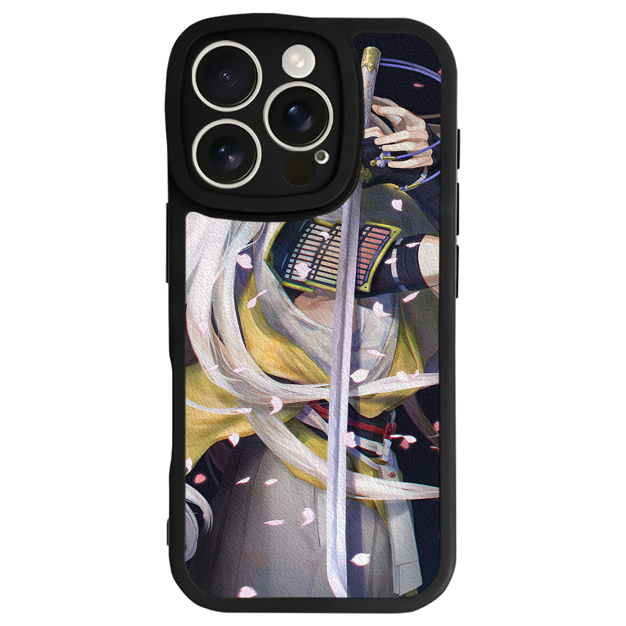 （画像用） 刀剣乱舞 Touken Ranbu 【iPhone 16シリーズ対応】シリコンスマホケース（レザー調） 材質：シリコン